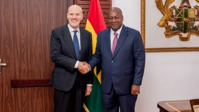 Photo of President Mahama and Eni CEO discuss expansion of upstream petroleum operations in Ghana