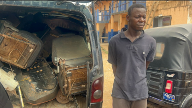 Photo of Alleged carjacking Kingpin Solomon Tetteh arrested in Krobo after Police manhunt
