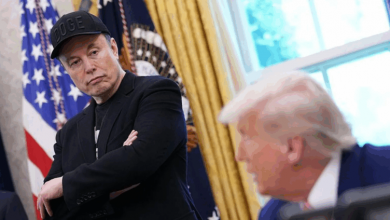 Photo of Elon Musk says he regrets some posts about Donald Trump