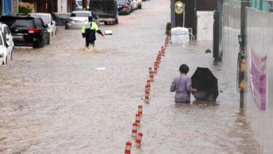 Photo of Four dead, 1,300 evacuated as heavy rains hit South Korea